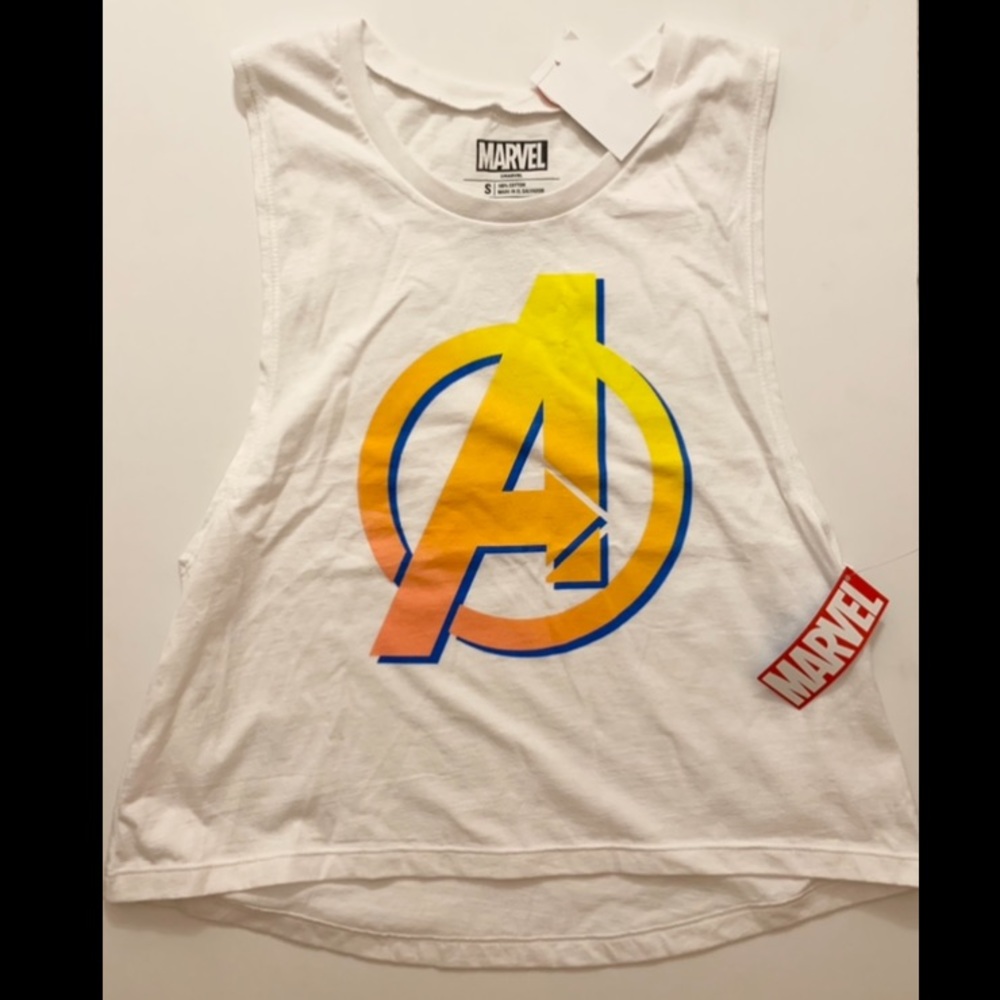 NWT Avengers Muscle Tee/Tank Top